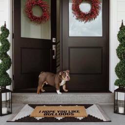I Hope You Like Bulldogs Doormat - Bulldog Gift For Dog Lover Dog Mom Funny Welcome Mat Lover - thumbnail 3
