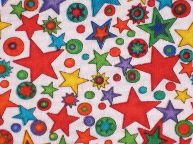 Star Pillow Case - Standard Gift Present Stars On White - image 1