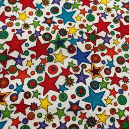 Star Pillow Case - Standard Gift Present Stars On White - thumbnail 4