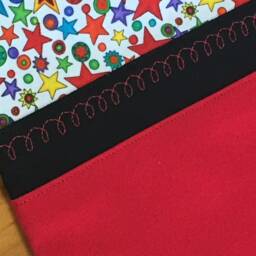 Star Pillow Case - Standard Gift Present Stars On White - thumbnail 3
