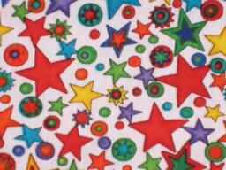 Star Pillow Case - Standard Gift Present Stars On White - thumbnail 1