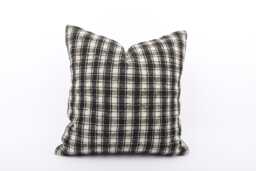 Handwoven Turkish Kilim Pillow Cover Bohemian Throw Pillow, 16x16 - thumbnail 1
