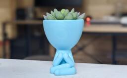 Praying Hands People Planter - 3D Printed Succulent Pot