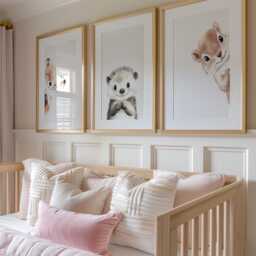 Woodland Nursery Prints Baby Room Decor, Wall Art Gift, Animal Kids Forest - thumbnail 3