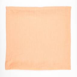 Peach Linen Cushion Cover With Zipper 45cm X - 18 - thumbnail 3