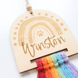 Personalised Rainbow Bridge Pet Memorial Plaque Dog, Cat, Horse Loss Gift - thumbnail 2