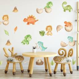 Dinosaur Wall Decals - Decor, Nursery Gift For Kid, Boys Room Girls Decor - thumbnail 2