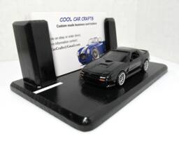 "Mazda Rx-7 Turbo Business Card Holder ""street Scene" - thumbnail 1