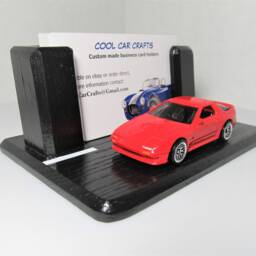 "Mazda Rx-7 Turbo Business Card Holder ""street Scene" - thumbnail 2
