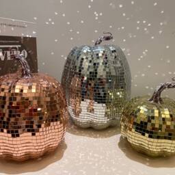 Fast Shipping-Disco Home Decor-Retro Decor-Pumpkin Decor-Disco Pumpkin - thumbnail 2