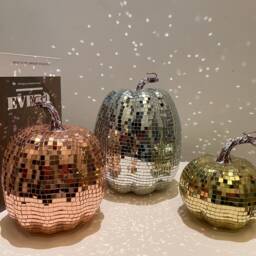 Fast Shipping-Disco Home Decor-Retro Decor-Pumpkin Decor-Disco Pumpkin - thumbnail 3
