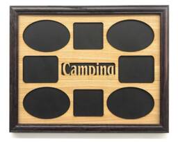 11x14 Camping Picture Frame, Gift For Outdoorsman, Decor, Fathers Day Gift, Laser Engraved Camp Photo Frame - thumbnail 1