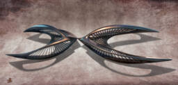 Symmetry Of Flight Art Print - Abstract Sculptural Wall - thumbnail 1