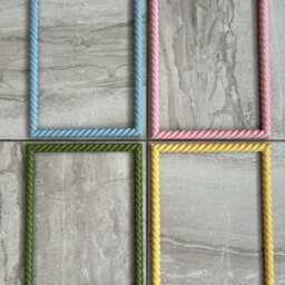 Handmade A3 Rope Twist Picture Frame - Rustic Home Decor - thumbnail 2