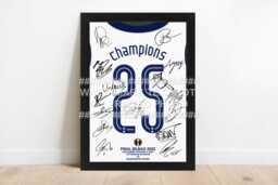 Uefa Europa Cup 2025 Squad Signed Tottenham Hotspur Printed Autograph Print Photo Framed Option Shirt Jersey Spurs Trophy - thumbnail 1