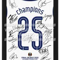 Uefa Europa Cup 2025 Squad Signed Tottenham Hotspur Printed Autograph Print Photo Framed Option Shirt Jersey Spurs Trophy - thumbnail 3