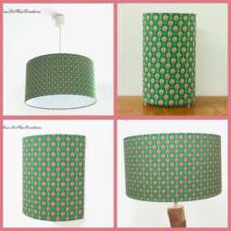 Lampshade - Pendant Light With Peacock Feather Motif, Ideal Christmas/Birthday Gift, Exotic Tropical Decoration - thumbnail 4
