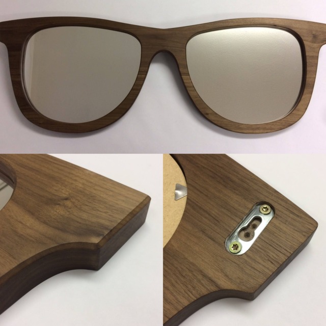 1 Meter/40 Inch Wooden Sunglasses Mirror, Handmade, Limited Edition - image 1