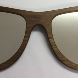 1 Meter/40 Inch Wooden Sunglasses Mirror, Handmade, Limited Edition - thumbnail 2