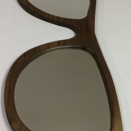 1 Meter/40 Inch Wooden Sunglasses Mirror, Handmade, Limited Edition - thumbnail 3