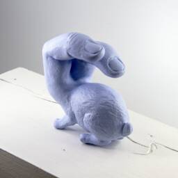 Rabbit + Human Fingers Iv_ Light Violet - thumbnail 4