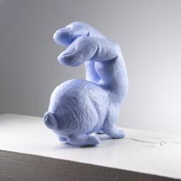Rabbit + Human Fingers Iv_ Light Violet - thumbnail 2