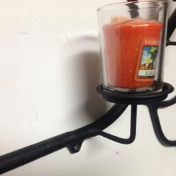 4 Votive Candle Wall Sconce , Branch Style One Of A Kind Art - thumbnail 2