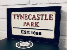 Heart Of Midlothian-Tynecastle Stadium-Football Wall Sign-Football Plaque-Football Gifts-Football Room Decor-Scottish Football-Outdoor Signs - thumbnail 1