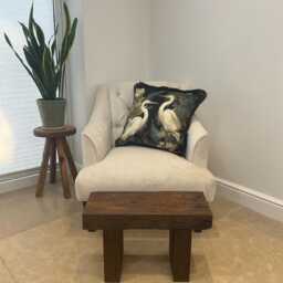 The Bisley - Reclaimed Pine Bench Handmade Rustic Wooden Stool, Solid Wood Side Table Or Seat - thumbnail 2