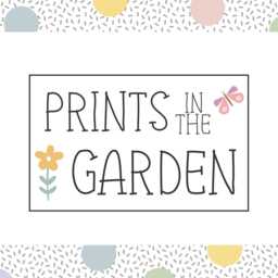 Personalized Linen Pennant Flag Boho Floral Nursery Decor - thumbnail 2