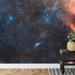 Galaxy Stars Wall Mural, Violet Azure Space Wallpaper - Peel & Stick - thumbnail 3