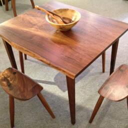 Table Made From Live Edge Black Walnut - thumbnail 4