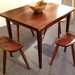 Table Made From Live Edge Black Walnut - thumbnail 3