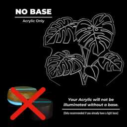 Monstera Plant Led Night Light, Swiss Cheese Plant, Gift, Lover Lights, Bedroom Light - thumbnail 4