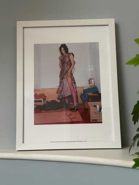 Tracey Emin Portrait Print National Gallery Framed White Stunning - image 1