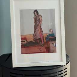 Tracey Emin Portrait Print National Gallery Framed White Stunning - thumbnail 2