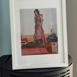 Tracey Emin Portrait Print National Gallery Framed White Stunning - thumbnail 3