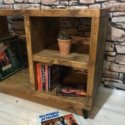 Media Storage Unit - No. 1 The Tower Rustic Pine // Turntable/Vinyl Record - thumbnail 2