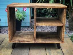 Media Storage Unit - No. 1 The Tower Rustic Pine // Turntable/Vinyl Record - thumbnail 4