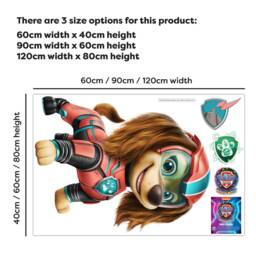 Paw Patrol Wall Sticker - The Mighty Movie Liberty Decal - thumbnail 2