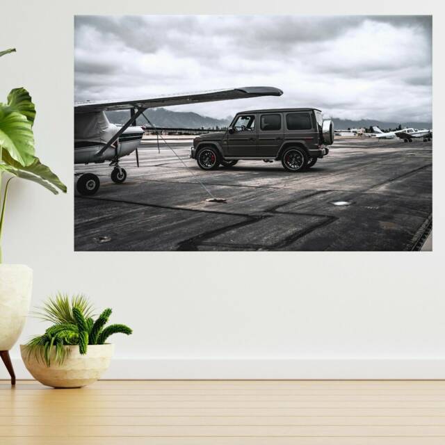 Mercedes G63 Amg G Wagon Super Sports Car 3D View Wall Sticker Poster Decal A538 - image 1