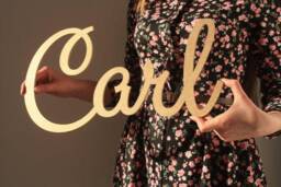 "Gold Custom Name Sign. Personalized Big Name. Baby Wall Decor. Insert Your Name-Please Send Your Phone Number in The ""Note To Seller" - thumbnail 1