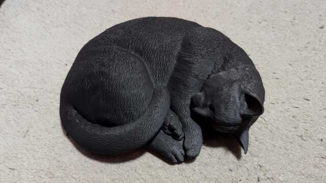 Cat Sleeping - 3D Printed For Lovers, Ornament, Memorial, Gift - image 1