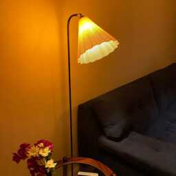 Rega Lampshade, Modern Ripple Mesh Contemporary 3D Printed Lighting - thumbnail 2
