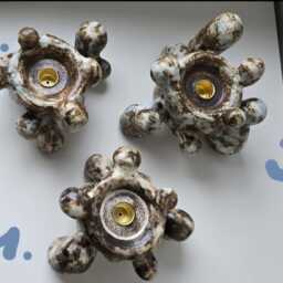Ceramic Candle Holder, Modern Candlestick - thumbnail 4