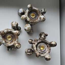 Ceramic Candle Holder, Modern Candlestick - thumbnail 2