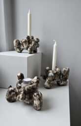 Ceramic Candle Holder, Modern Candlestick - thumbnail 1