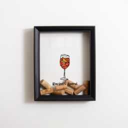 Aperol Prosecco Cork Holder - Spritz Drinks Memory Box Frame - thumbnail 2