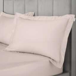 Personalised Blush Pink Cotton 400Tc Oxford Pillowcase
