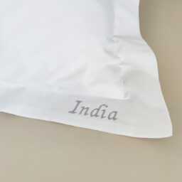 Personalised Blush Pink Cotton 400Tc Oxford Pillowcase - thumbnail 3